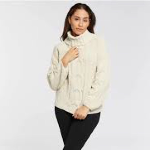 Seven 7 Chenille Sweater, Oversized Chunky Sweater in sand color, szS, NWT - Picture 6 of 8